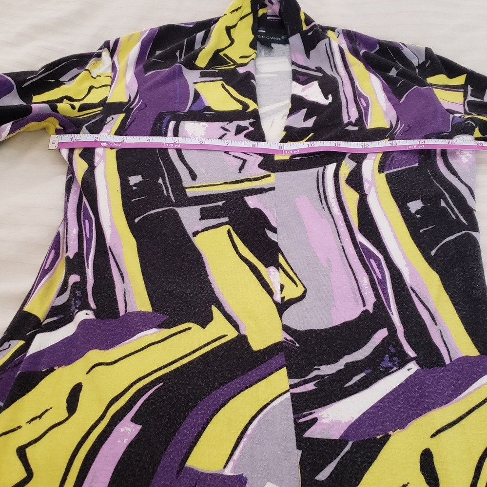 Fabrizio Gianni V neck blouse M - Picture 10 of 11
